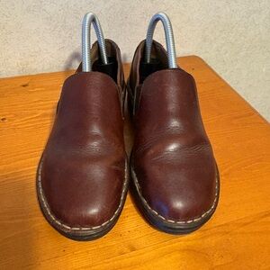 Born Mayflower 2 ll Brown Leather Slip on Womens Loafers Size 6